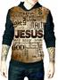 Imagem de Moletom Jesus masculino Gospel Criativas blusa Adulto