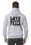 Imagem de Moletom Masculino Blusa de Frio Canguru Love Never Fails