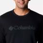 Imagem de Moletom Masculino Logo Fleece Crew Black.CSC BrandedShadow - Columbia