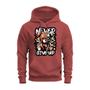 Imagem de Moletom Never Give Up Estampado Com Capuz Tecido Macio