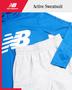 Imagem de Moletom New Balance Boys com capuz e calça de malha waffle de 2 peças