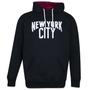 Imagem de Moletom New Era Canguru Fechado New York City Back To School Preto