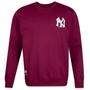 Imagem de Moletom New Era Careca MLB New York Yankees Modern Classic Vermelho Escuro