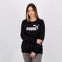 Imagem de Moletom Puma Essential Crew Feminino Preto