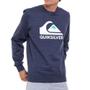 Imagem de Moletom Quiksilver Careca Full Logo Masculino Azul Marinho