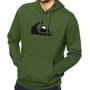 Imagem de Moletom Quiksilver Comp Logo Verde Militar Reforçado 305G com Capuz