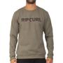 Imagem de Moletom Rip Curl Careca Brand Wordmark Medina WT23 Verde