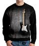 Imagem de Moletom Rock N Roll Infantil UNISSEX Guitarra Blusa Casaco C