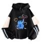 Imagem de Moletom SANMU com Design de Blocos de Cores Universe Stitch