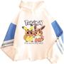Imagem de Moletom SANMU Pikachu & Eevee - Design Color Block