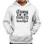 Imagem de Moletom Strong Fearless Beautiful - Foca na Moda