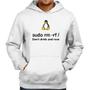 Imagem de Moletom sudo rm -rf / (Don't drink and root) - Foca na Moda