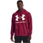 Imagem de Moletom Under Armour Rival Fleece Big Logo Hoodie Vermelho Masculino