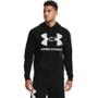 Imagem de Moletom Under Armour Rival Fleece Big Logo Masculino Preto Cross Academia Dia a dia Gym Treinamento