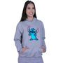 Imagem de Moletom Unissex Canguru Lilo Stitch Linguinha