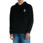 Imagem de Moletom Volcom Canguru Iconic Stone WT24 Masculino Preto