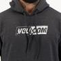 Imagem de Moletom Volcom Stone Split Preto Mescla