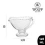 Imagem de Molheira com Alça Cristal Pearl Bolinha  Wolff 140ml