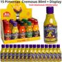Imagem de Molho Pimenta Cremosa Com Azeitonas Bahia Premium Kit Churrasco Até 4 Sabores 80ml cada Display com 15 Unidades 80ml