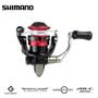 Imagem de Molinete Ambidestro Sienna FG HG Grafite / Alumínio 3 + 1 Rolamentos Preto e Vermelho - Shimano
