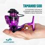 Imagem de Molinete Micro JP LANCELOT 500 7 Rolamentos Roxo