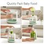 Imagem de Momcozy Máquina para Preparo e Armazenamento de Papinhas, Estação de Squeeze com Bolsas Reutilizáveis - 3 Xícaras