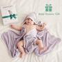 Imagem de Momcozy Toalhas de Banho com Capuz p/ Bebê 2un 35"x35" Folhas Laváveis e Macias
