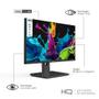 Monitor 21.5" HQ LED, Widescreen, 75Hz, HDMI, VGA, VESA - M215HQ Imagem de Monitor 21.5" HQ LED, Widescreen, 75Hz, HDMI, VGA, VESA - M215HQ