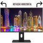 Imagem de Monitor 24" LED Ergonômico Ajuste de altura, rotação vertical, rotação horizontal, inclinação, Widescreen, 2ms, 75Hz, Full HD, HDMI, 3green Pro 243G