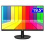 Imagem de Monitor 3GREEN 19,5P 75HZ 2MS HDMI VGA Vesa - M195WHD  Preto  Bivolt