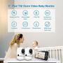 Imagem de Monitor de Bebê HelloBaby 5" com 2 Câmeras - Visão Noturna e Bateria de 26h