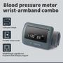 Imagem de Monitor de pressão arterial de braço, display LED recarregável