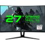 Imagem de Monitor Gamer Curvado LED 27” UltraWide Full HD 144Hz 1Ms Gamemax GMX27C144 Preto