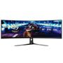 Imagem de Monitor Gamer Curvo ASUS ROG Swift 49", DFHD, UltraWide, 144Hz, FreeSync Premium Pro, HDR 400, Altura Ajustável, Som Integrado - XG49VQ