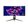 Imagem de Monitor Gamer Curvo ASUS ROG Swift OLED PG34WCDM, 34"" OLED QHD, 240Hz, 0.03ms, DisplayPort e HDMI, HDR, G-Sync, Preto - 90LM09L0-B01AX1