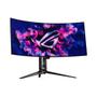 Imagem de Monitor Gamer Curvo ASUS ROG Swift OLED PG34WCDM, 34"" OLED QHD, 240Hz, 0.03ms, DisplayPort e HDMI, HDR, G-Sync, Preto - 90LM09L0-B01AX1