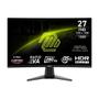 Monitor Gamer Curvo MSI MAG 27" FHD, 280Hz, 0.5ms, VA, Adaptive-Sync, DP e HDMI, HDR, Preto - 276CXF Imagem de Monitor Gamer Curvo MSI MAG 27" FHD, 280Hz, 0.5ms, VA, Adaptive-Sync, DP e HDMI, HDR, Preto - 276CXF