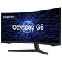 Imagem de Monitor Gamer Curvo Samsung Odyssey G5 34" Ultra Wide, 165Hz, 1ms, HDMI, Display Port, Freesync Premium, Preto