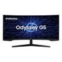 Imagem de Monitor Gamer Curvo Samsung Odyssey G5 34", WQHD, Ultrawide, 165Hz, 1ms, DisplayPort e HDMI, Freesync Premium, Preto - LC34G55TWWLMZD