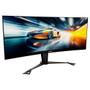 Imagem de Monitor Gamer KBM! Gaming MG800 34" QHD, Ultrawide, 180Hz, 1ms, HDMI e DP, Adaptive Sync, 95% SRGB, Preto - KGMG80034PT