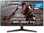 Imagem de Monitor Gamer LG UltraGear 32", 2K QHD, 165Hz, 1ms, VA, FreeSync Premium, G-Sync, HDR10 - 32GN600-B