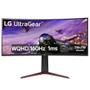 Imagem de Monitor Gamer LG UltraGear LG 34" Curvo LED WQHD, UltraWide, 160Hz, 1ms, DisplayPort e HDMI, AMD FreeSync Premium, HDR10, 99% sRGB - 34GP63A-B