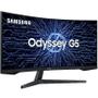 Imagem de Monitor Gamer Samsung Curvo Odyssey 34" LED Ultra WQHD 165Hz LC34G55TWWLXZD HDMI Premium Serie G5 Preto