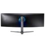 Imagem de Monitor Gamer Samsung Odyssey 49 QLED, 120 Hz, Ultra Wide, DQHD, HDMI/DisplayPort, 125% sRGB, HDR 1000, Ajuste de Ângulo - LC49RG90SSLXZD