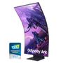Imagem de Monitor Gamer Samsung Odyssey Ark Curvo 55 4K UHD LED, 165Hz, 1ms, HDMI e DisplayPort, FreeSync Premium, Ajuste de Altura - LS55BG970NLXZD