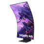 Imagem de Monitor Gamer Samsung Odyssey Ark Curvo 55 4K UHD LED, 165Hz, 1ms, HDMI e DisplayPort, FreeSync Premium, Ajuste de Altura - LS55BG970NLXZD