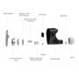 Imagem de Monitor Intra-auricular Linsoul Kiwi Ears Quintet - 1DD + 2BA + 1 Planar + 1 PZT