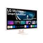 Imagem de Monitor LG MyView Smart 32", IPS FHD, Bluetooth, USB, HDMI, HDR10, WebOs, Screen Share, ThinQ, Air Play 2 - 32SR50F-W