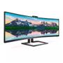 Imagem de Monitor Philips 49" Superwide Curvo com Hello WEB CAM e USB-C - 499P9H/FG