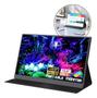 Imagem de Monitor Portátil Grasep 15,6" Full HD IPS HDR10 USB-C HDMI Leve Versátil Para Trabalho Estudos E Jogos